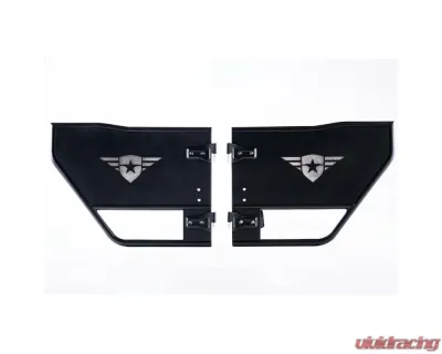 Combat Off Road Tube Doors Rear Pair Jeep Gladiator 2020-2023 - 25-1049
